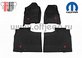 82216412AA Ковры Mopar для Dodge RAM 1500 Crew Cab TRX RHO с красным логотипом барана